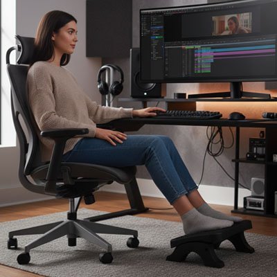 Bureau repose pieds